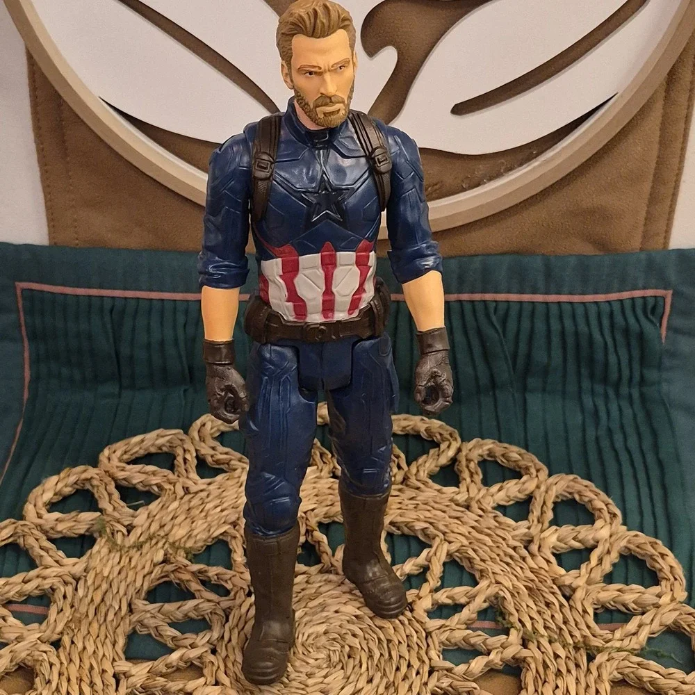 ✅Marvel Avengers Infinity War Captain America Titan Hero Series 12 Inch#️⃣46
